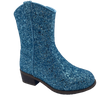 Stivaletto da ragazza abbagliante squisito e alla moda con paillettes