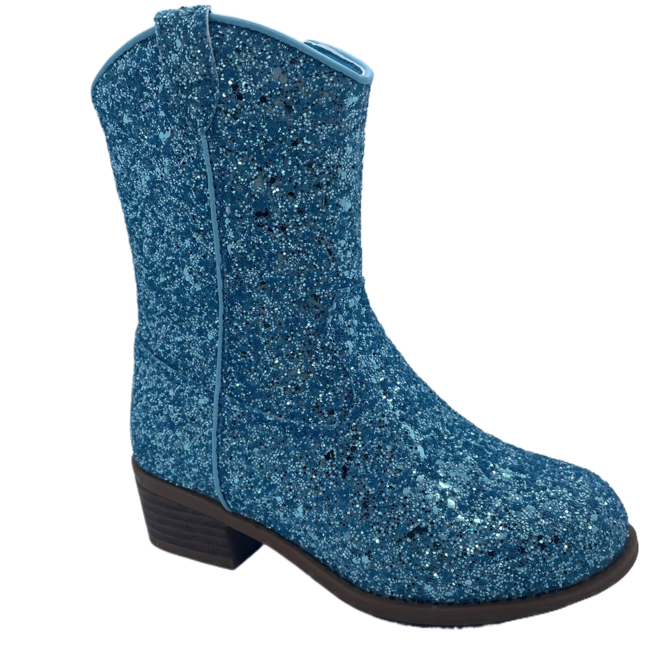 Stivaletto da ragazza abbagliante squisito e alla moda con paillettes