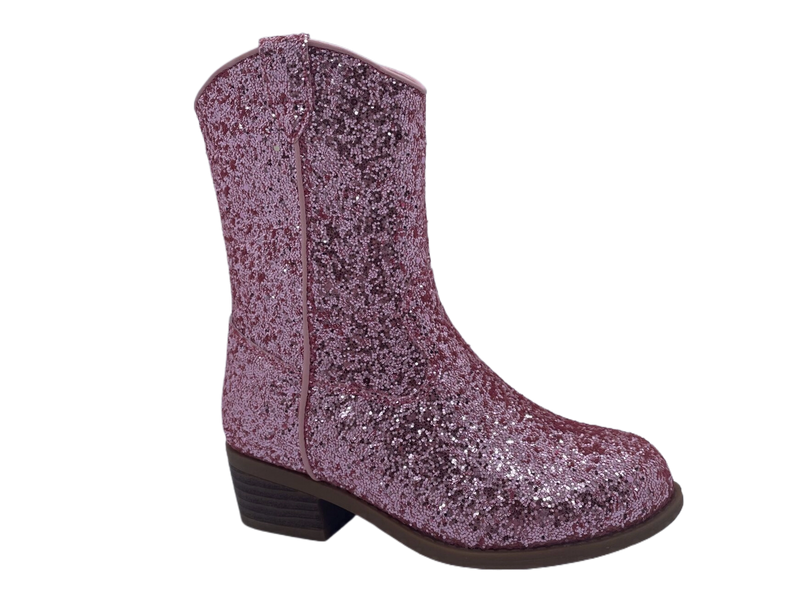 Stivaletto da ragazza abbagliante squisito e alla moda con paillettes