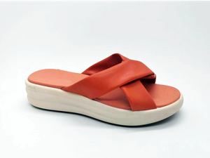 Sandali da donna vivaci e comodi alla moda arancione
