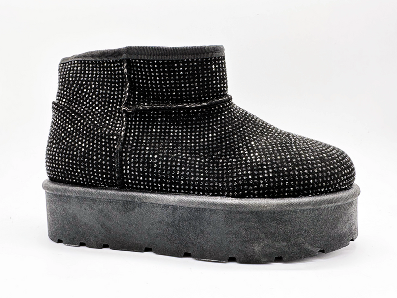 Splendido stivale da neve da donna accattivante, abbagliante ed elegante
