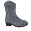 Stivaletto da ragazza abbagliante squisito e alla moda con paillettes