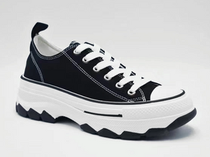 Scarpe comfort da donna antiscivolo di alta qualità, stampate ad iniezione nere, dal taglio basso e antiscivolo 