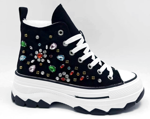Scarpe comfort da donna antiscivolo di alta qualità, resistenti e di alta qualità, ad iniezione nera